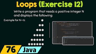 Loops in Java Exercise 12 [upl. by Llehcim]