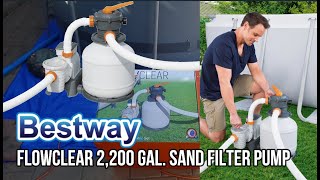 Bestway Flowclear Sand Filter Pump [upl. by Nallak]