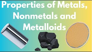 Properties of Metals Nonmetals and Metalloids [upl. by Orpha]