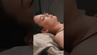 ASMR relaxing belly and leg massage for girl Elena asmrmassage [upl. by Nwahsid]