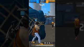 freefire freefireshorts 1vs4 [upl. by Soloman]