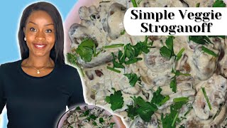 Vegetarian Mushroom Stroganoff Recipe How to Make Mushroom Stroganoff in 30 mins  Bountiful Cook [upl. by Oriane101]