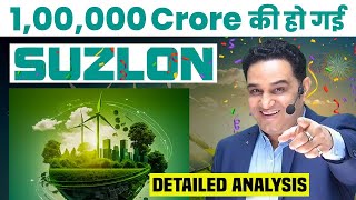 Suzlon Energy Share Crosses 100000 Crore Market Cap  What Next  Detailed Analysisrealscalpervipul [upl. by Four]