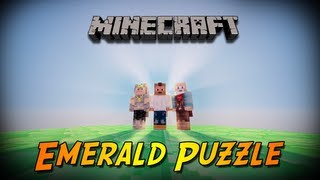 Minecraft Emerald Puzzle  مدفع نهاية المقطع [upl. by Alyakcm416]