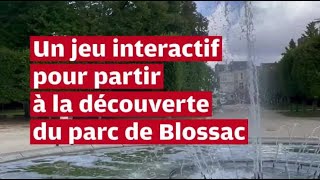 VIDÉO Un jeu interactif pour partir à la découverte du parc de Blossac à Poitiers [upl. by Eirellam]