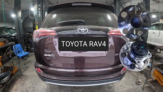 remplacement du roulement de moyeu de roue arrière  toyota rav4 20062018 [upl. by Ihcehcu]