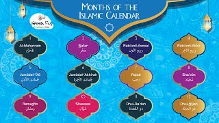 The Hijri Calendar for Children  Lunar Months [upl. by Nylatsirhc727]