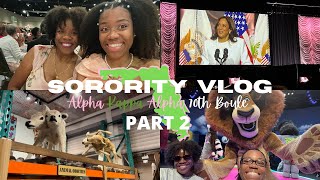 SORORITY VLOG  ALPHA KAPPA ALPHA 70th BOULE Part 2 💓💚 [upl. by Aimee]