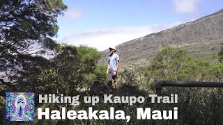 Hiking up Kaupo Trail  Haleakala Maui [upl. by Assirolc]