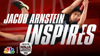 15YearOld Jacob Arnstein Was Born to Win  NBC’s American Ninja Warrior [upl. by Ahsyt]