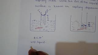 hydraulics CH 1 LEC 07 surface tension and cohesion and adhesion in Hindi [upl. by Einttirb]