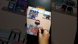 ❗Sticker book❗ diy shortvideo tocalifeworld tocaboca quietbook stickerbooks sticker paperdiy [upl. by Ellivro]