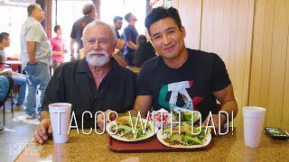 Mario Lopez and His Dad Eat Tacos [upl. by Delaney]