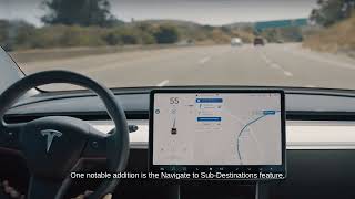 Tesla adds subtle improvement to incar Navigation [upl. by Frear623]