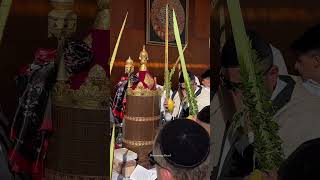 Jewish prayer near the Western Wall in Jerusalem during Sukkot Israel 2024 [upl. by Acsisnarf423]