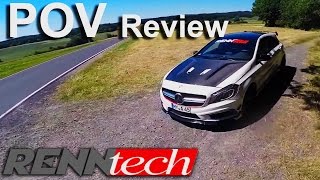 Mercedes A45 AMG Review 430 HP Renntech POV Test Drive [upl. by Marder]