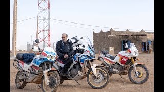 Harrys Garage Moroccan adventure bike special Part2 on a Honda Africa Twin [upl. by Epilif]