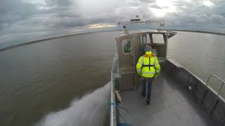 Commercial 695 mtr Aluminuim CatamaranFishing Boat Trial 2 [upl. by Amahs]