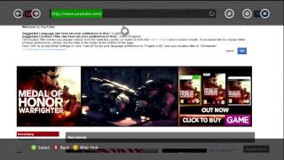 How to delete history on internet explorer Xbox 360 [upl. by Bouley616]