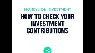 How to check your investment contributions  MoneyLion Investment [upl. by Trebuh347]