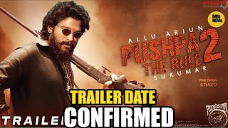 Pushpa 2 Trailer Release Date AnnouncementPushpa 2 trailer official release date [upl. by Garlinda665]