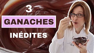 GANACHE AU CHOCOLAT Sans Crème Sans Chocolat À lEau  3 Recettes Faciles pour vos Gâteaux [upl. by Alayne435]