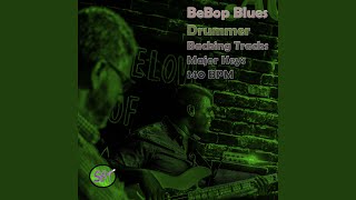 BeBop Blues Drum Backing Track in B Major 140 BPM [upl. by Emera359]