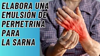 Elaboración de una emulsión de permetrina al 5  para la sarna [upl. by Dorena204]