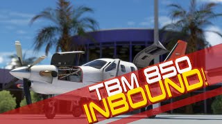 TBM850 Coming To MSFS [upl. by Glendon234]