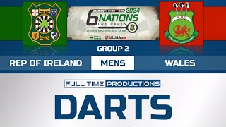 Winmau 6 Nations Cup 2024  Mens  Group 2  Republic Of Ireland vs Wales [upl. by Pierce24]