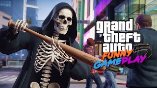 GTA 5 Skelten Funny Game Play gta gta5spidermanfunnyjump [upl. by Hose755]