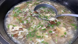 Fish Maw Soup Recipe 鱼鳔羹【年菜食谱】 [upl. by Jacinto39]