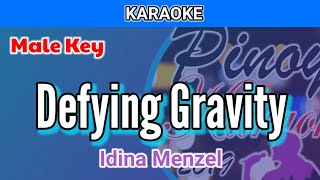 Defying Gravity by Idina Menzel Karaoke  Male Key [upl. by Aidnic]