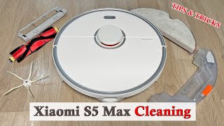 How to do the cleaning for Xiaomi Roborock S5 max Done [upl. by Nomyar]