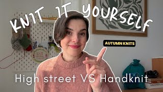 5 Fall knitting patterns to hack high street garments  Moving Stitches Knitting Podcast [upl. by Lednew]