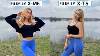 Fujifilm XM5 Vs Fujifilm XT5 Camera Test Comparison [upl. by Novek994]