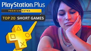 Top 20 PlayStation Plus Games You Can Beat in 2 Days or Less  JANUARY 2024 [upl. by Nnitsuj953]