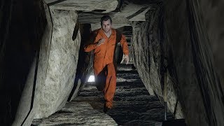 GTA 5  Prison Break Mission with Michael Secret Escape Tunnel [upl. by Aikim]