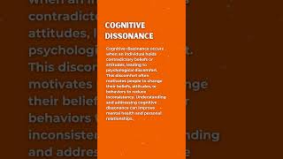 Understanding Cognitive Dissonance When Beliefs Collide psychology cognitivefunction [upl. by Brice]