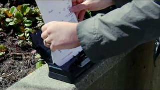 Portable document scanning with the Canon P150 Scantini [upl. by Arbma]