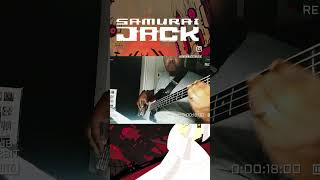 Bass Cover of the Samurai Jack Theme Song Toonami [upl. by Eanal800]