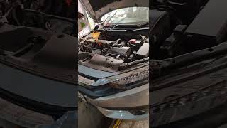 HONDA CIVIC OIL CHANGE automobile engineoil enginebrandoil caraccessories [upl. by Ezana109]