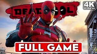 DEADPOOL Gameplay Walkthrough Part 1 FULL GAME 4K 60FPS PC ULTRA SETTINGS  No Commentary [upl. by Berkman]