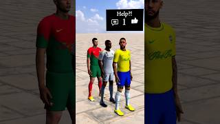 Help Neymar From Mbappe HeadShot And Slap🥺✅shorts trendingshorts [upl. by Emmy]