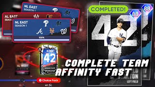 The FASTEST Way To Complete Team Affinity Programs FREE Diamonds For No Money Spent MLB 21 Tips [upl. by Ehsiom]