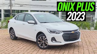 Avaliação  Novo Chevrolet Onix Plus Premier Turbo 2023  Curiosidade Automotiva® [upl. by Sholom483]