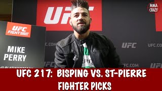 UFC 217 Michael Bisping vs Georges StPierre Fighter Picks  MMA Crazy [upl. by Ruthe921]