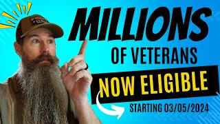 Millions of Veterans Now Eligible For one of the most soughtafter benefits veterans disability [upl. by Nyrual708]