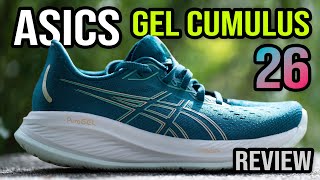 Asics Gel Cumulus 26 Review [upl. by Kcirdek472]