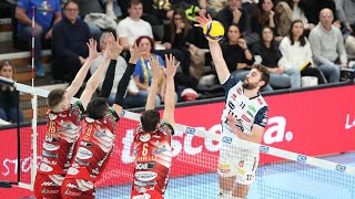 💥🏐 HIGHLIGHTS  Itas TrentinoSir Susa Vim Perugia 31 10° turno di SuperLega [upl. by Nuhs]